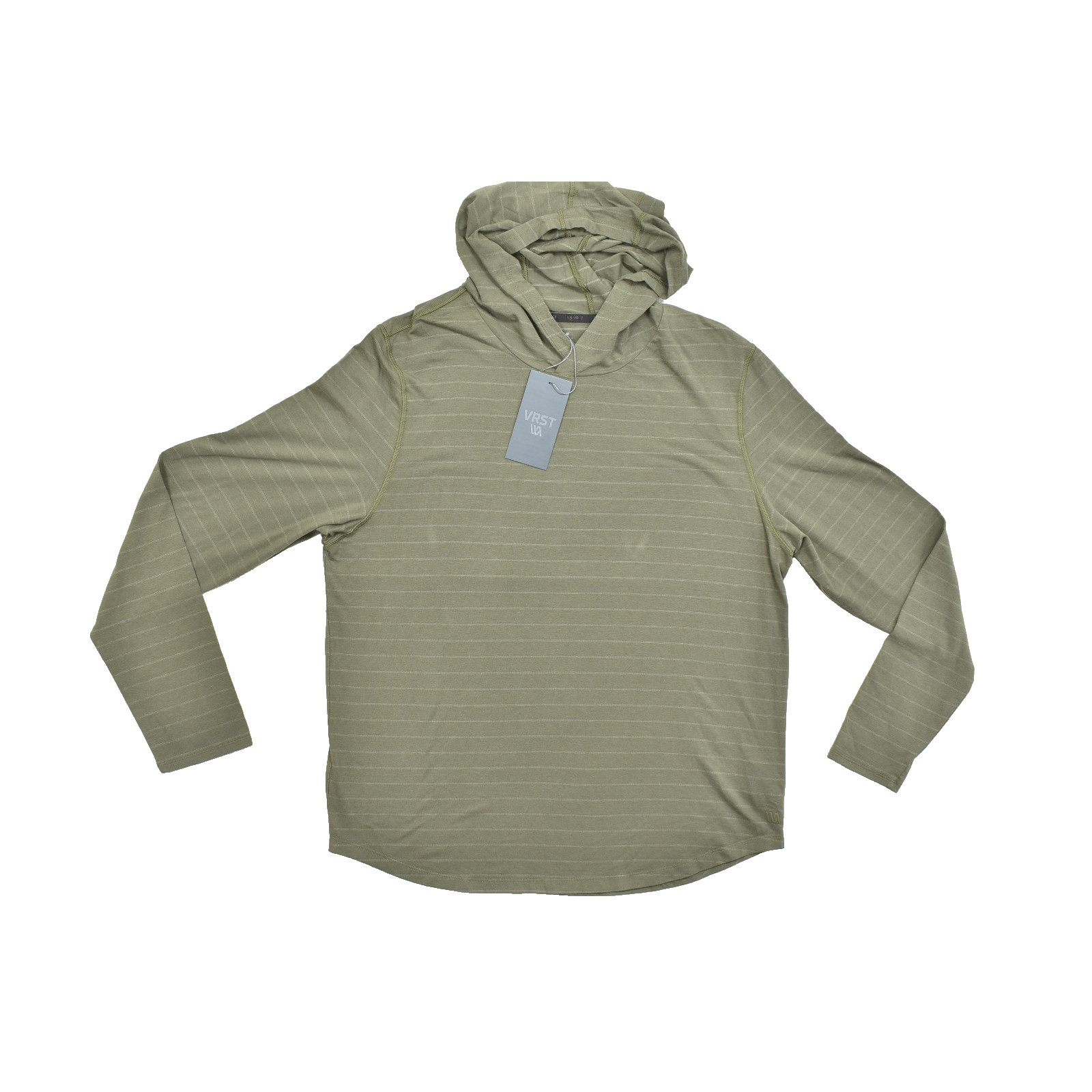 NEW Men's VRST Essential Hoodie Size M Olive Green Stretch Long Sleeve Stretch gallery