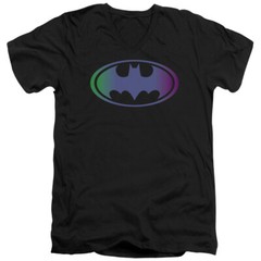 Batman Gradient Bat Logo Licensed Adult T-Shirt