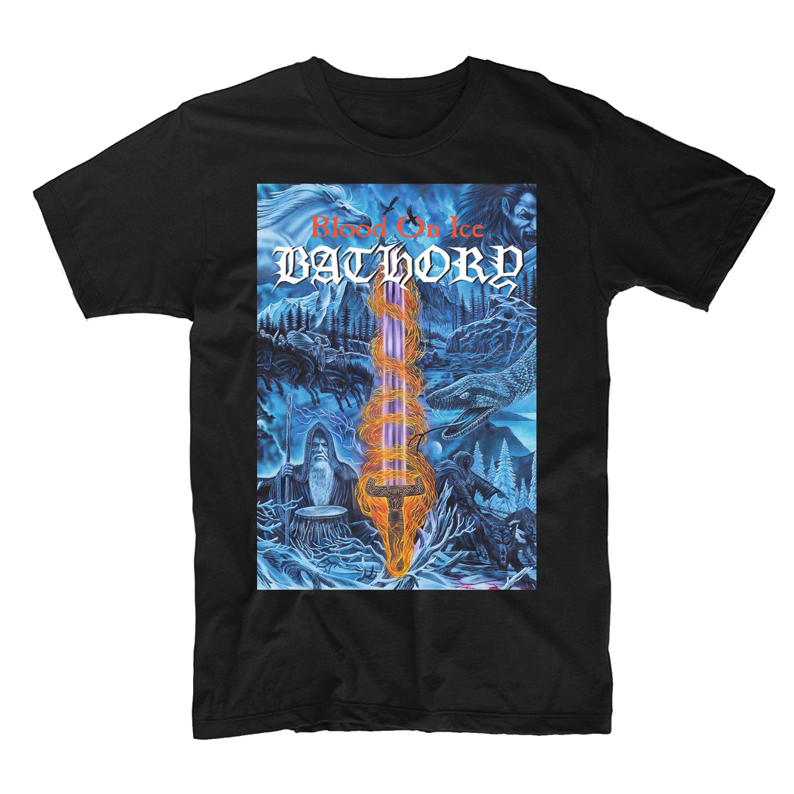 Bathory T-Shirt 180 GSM | Classic Fit 100% Cotton Men’s Women’s DTG Print