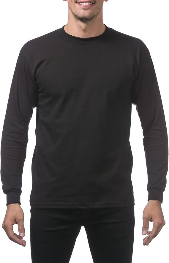 PRO CLUB 1 PCS LONG SLEEVE HEAVY-WEIGHT T-SHIRT (S-5XL) gallery
