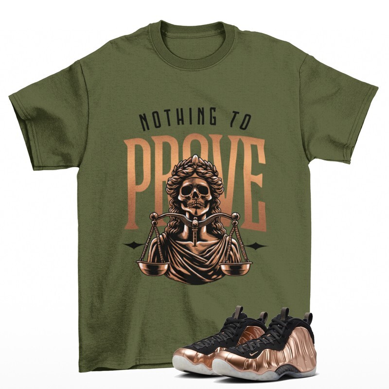 Proof Shirt Olive to Match Air Foamposite One Copper FZ9902-001 gallery