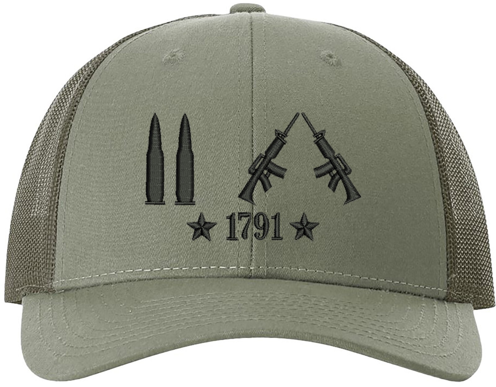 Only Bullets Guns 2A Richardson Embroidered One Size Fits All Trucker Hats gallery
