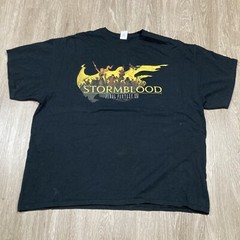 Final Fantasy Shirt 2XL Vintage 00s Y2k Storm-blood XIV Video Game Online Tee