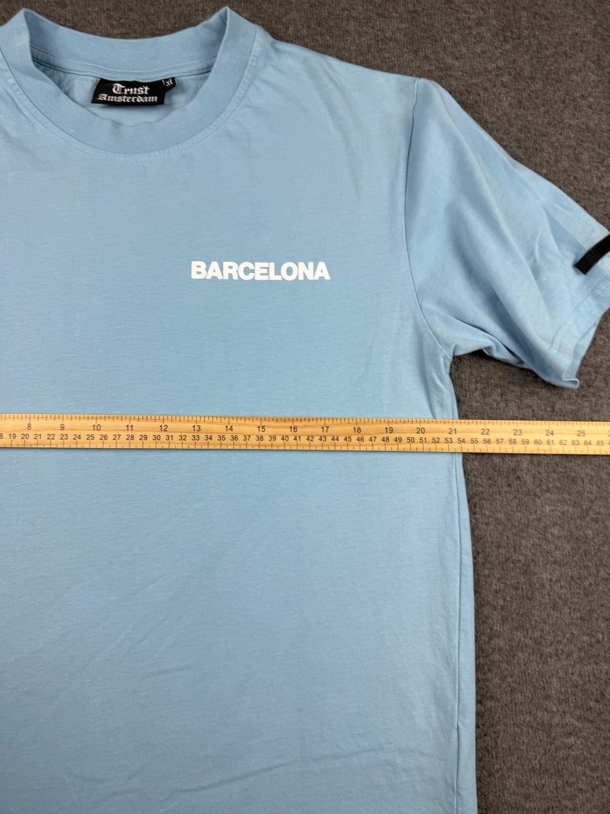 Trust Amsterdam Barcelona T-Shirt Mens XL Blue City Essentials Graphic Tee gallery
