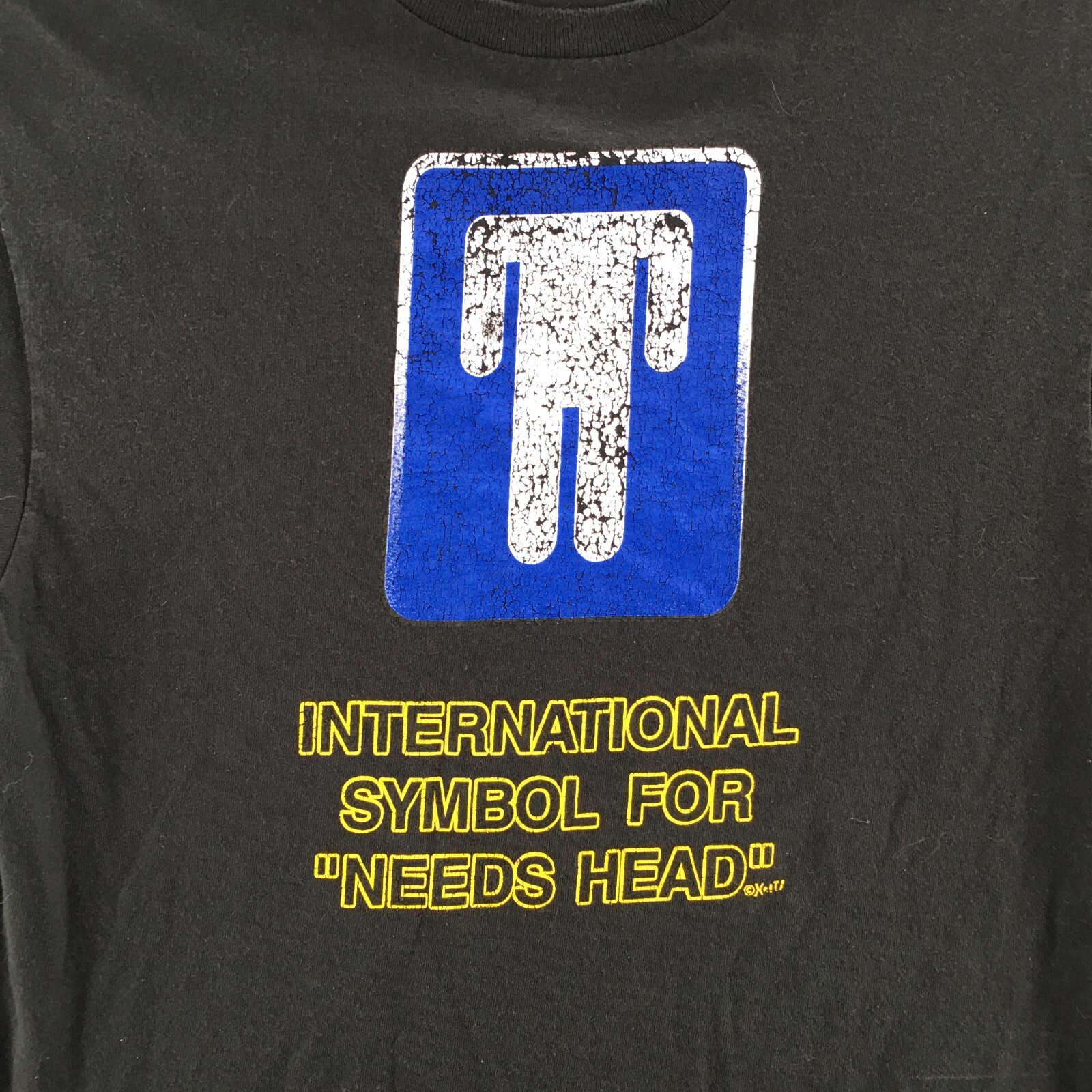 Delta Pro Weight International Symbol For Needs Head Short Sleeve Tee Shirt Mens gallery