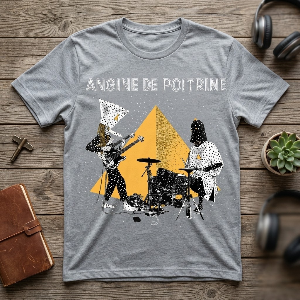 Angine de Poitrine Band Vintage Music T-Shirt TA79 gallery