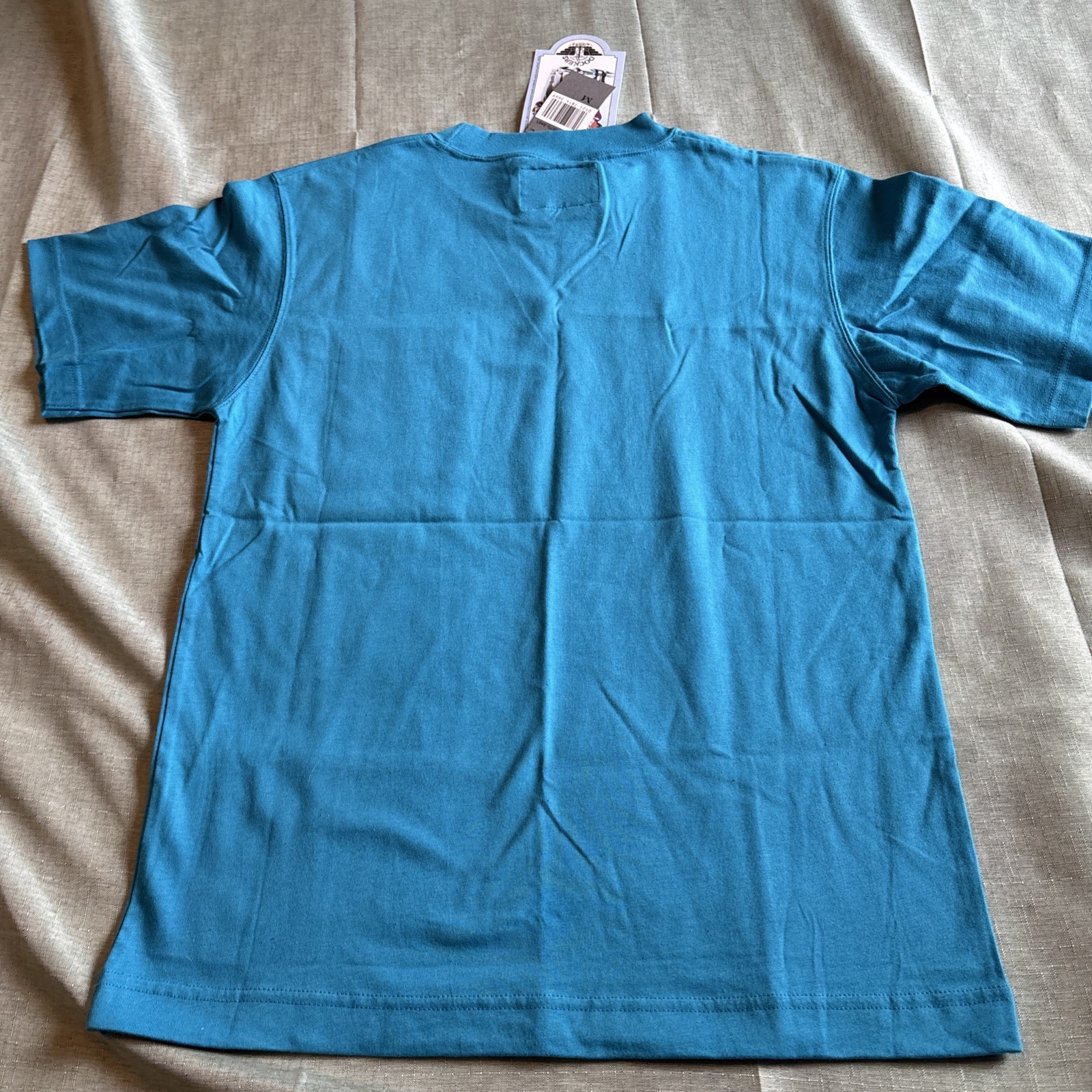Vintage Dockers T Shirt Teal Made In USA Sz M (12-14) NWT See Description gallery