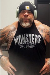 Iron Gods Monsters Do Exist Workout T-Shirt Gym Shirt Gym Clothing Activewear
