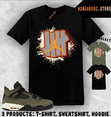 Sneakerhead Jumpman Tee Shirt Matching Undefeated x AJ 4 OG 2025 Match Sneaker