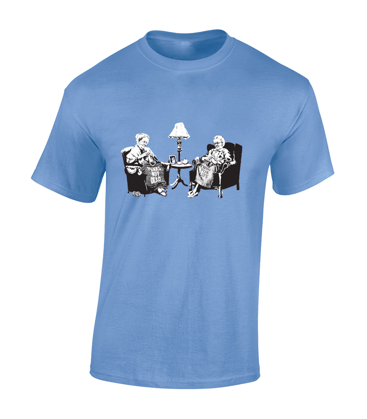 PUNK GRANNY BANKSY MENS T SHIRT MUSIC CLASSIC 80'S 90S RETRO DJ FUNNY TOP gallery