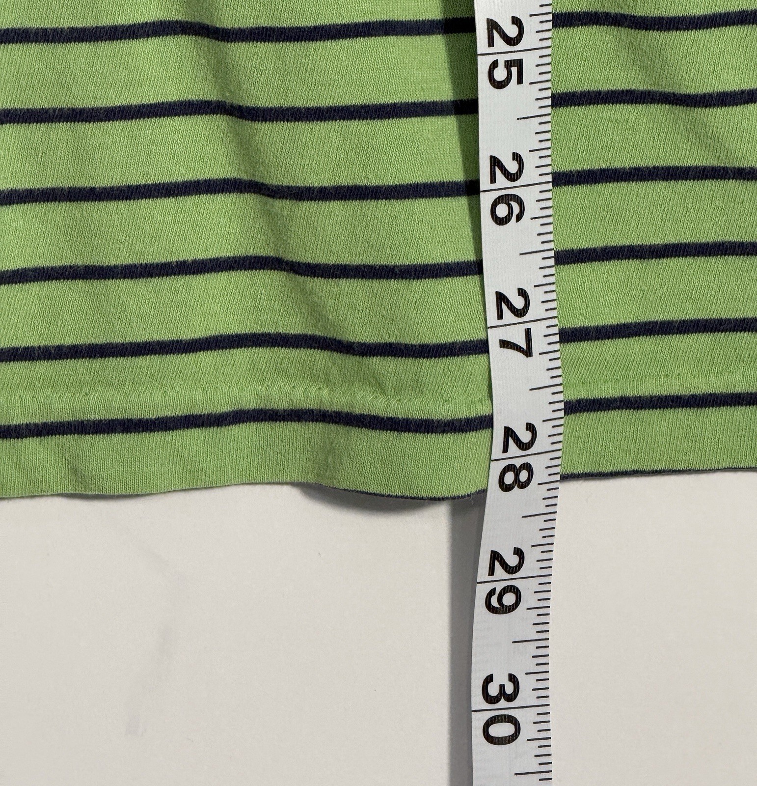 POLO by RALPH LAUREN Men’s Lime Green w/Navy Stripe Short Sleeve Tshirt Size XXL gallery
