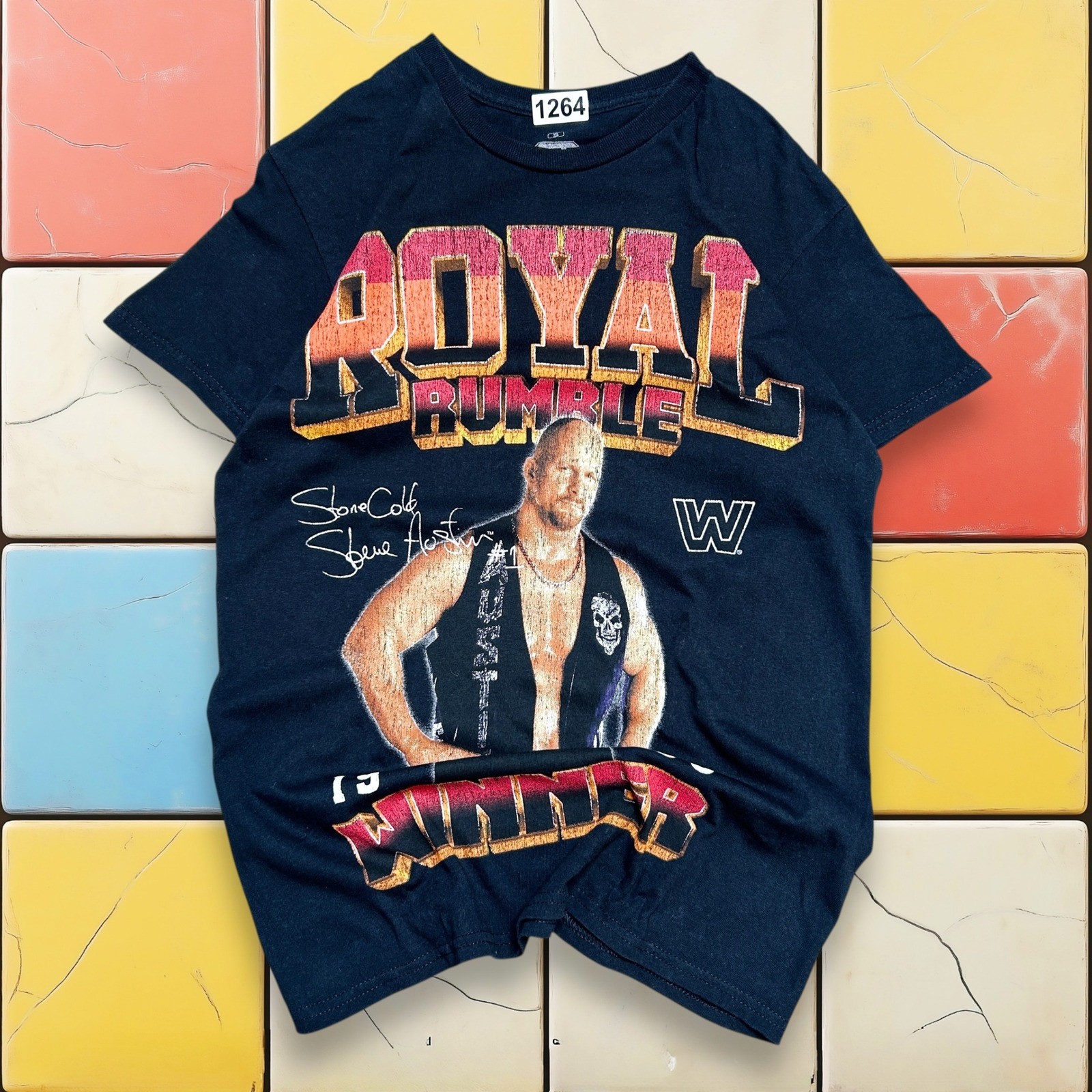 Stone Cold Steve Austin WWE Tee Y2K Men S Black Royal Rumble Winner Wrestling gallery