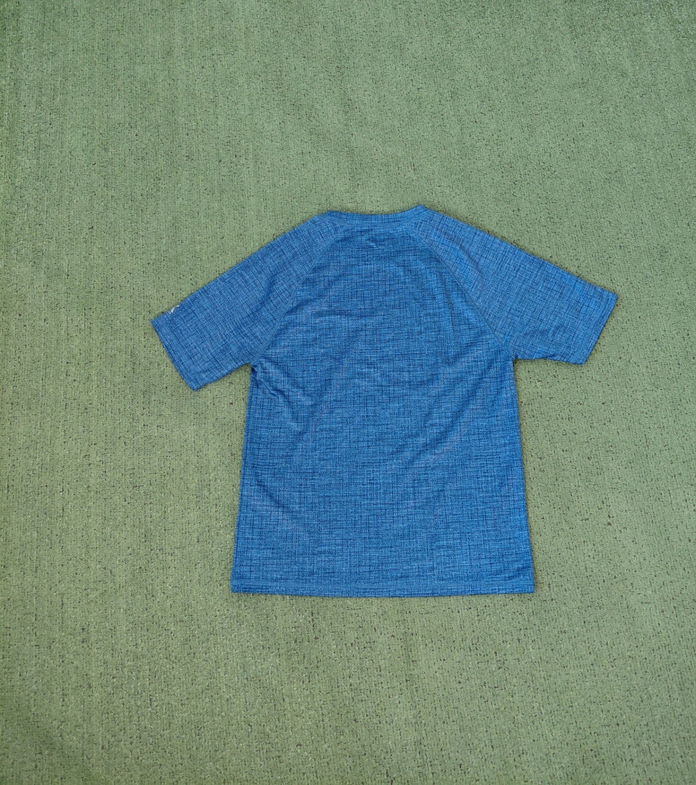 ZeroXposur Sun Protection Stretch Quick Dry Blue T Shirt Sz Small gallery