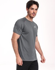 Men’s 3 Pack Dry Fit Running Shirts Workout Cycling Shirt Moisture Wicking,50…