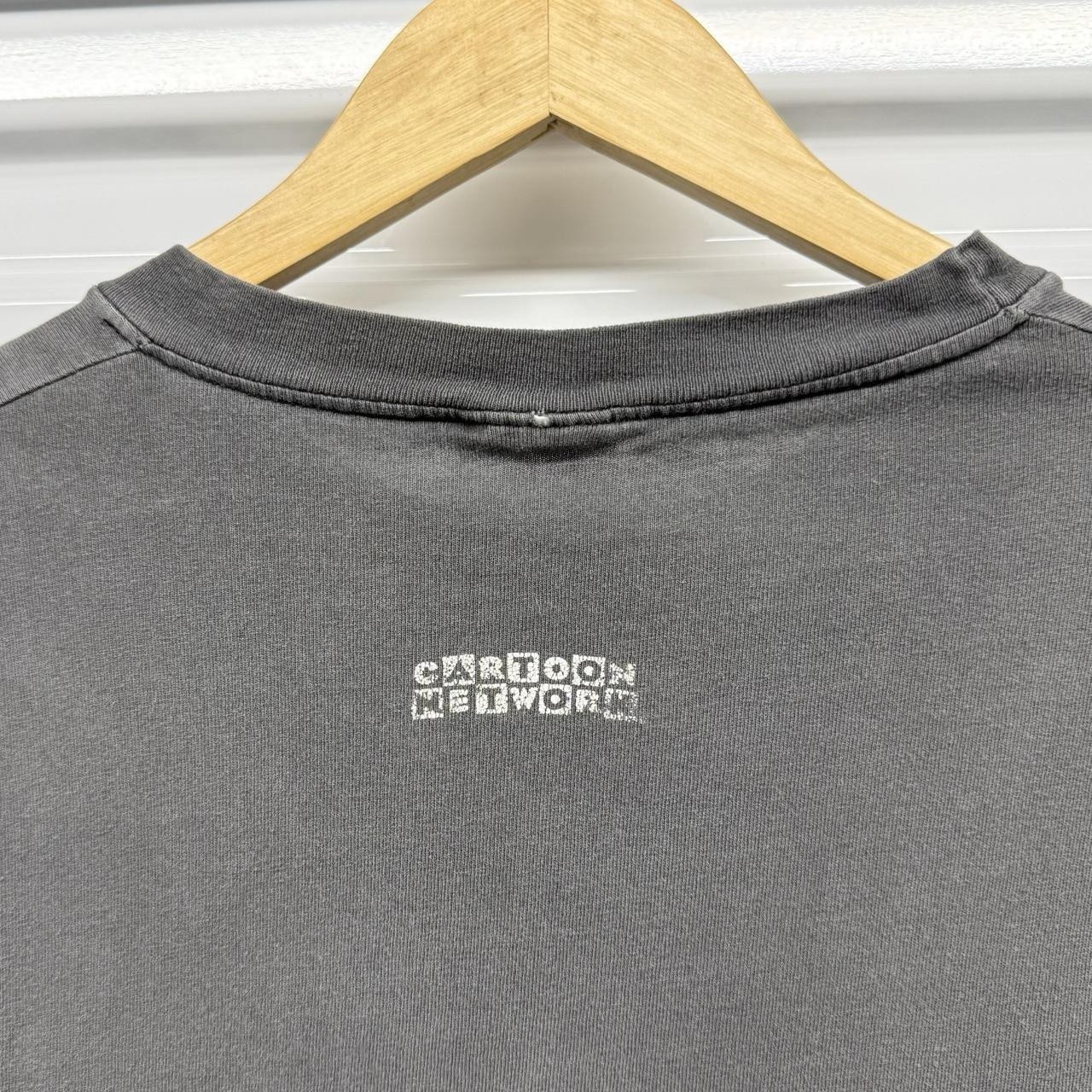 Vintage 90’s Cartoon Network Box Logo Faded Promo T-Shirt Size XL gallery