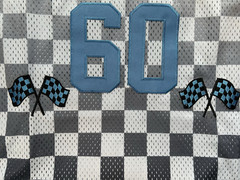 Nipsey Hussle Crenshaw Checkered Basketball Jersey | Men’s L | Headgear Classics