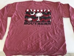 Live Oak Brand Comfort Colors Long Sleeve Tshirt Tailgate Southern Style