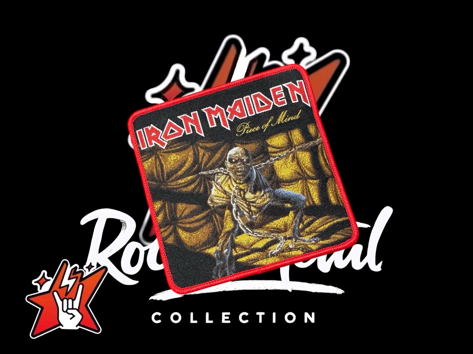 Iron Maiden Exclusiv Woven Patch Cover Album Metallica Judas Priest Saxon Dio gallery