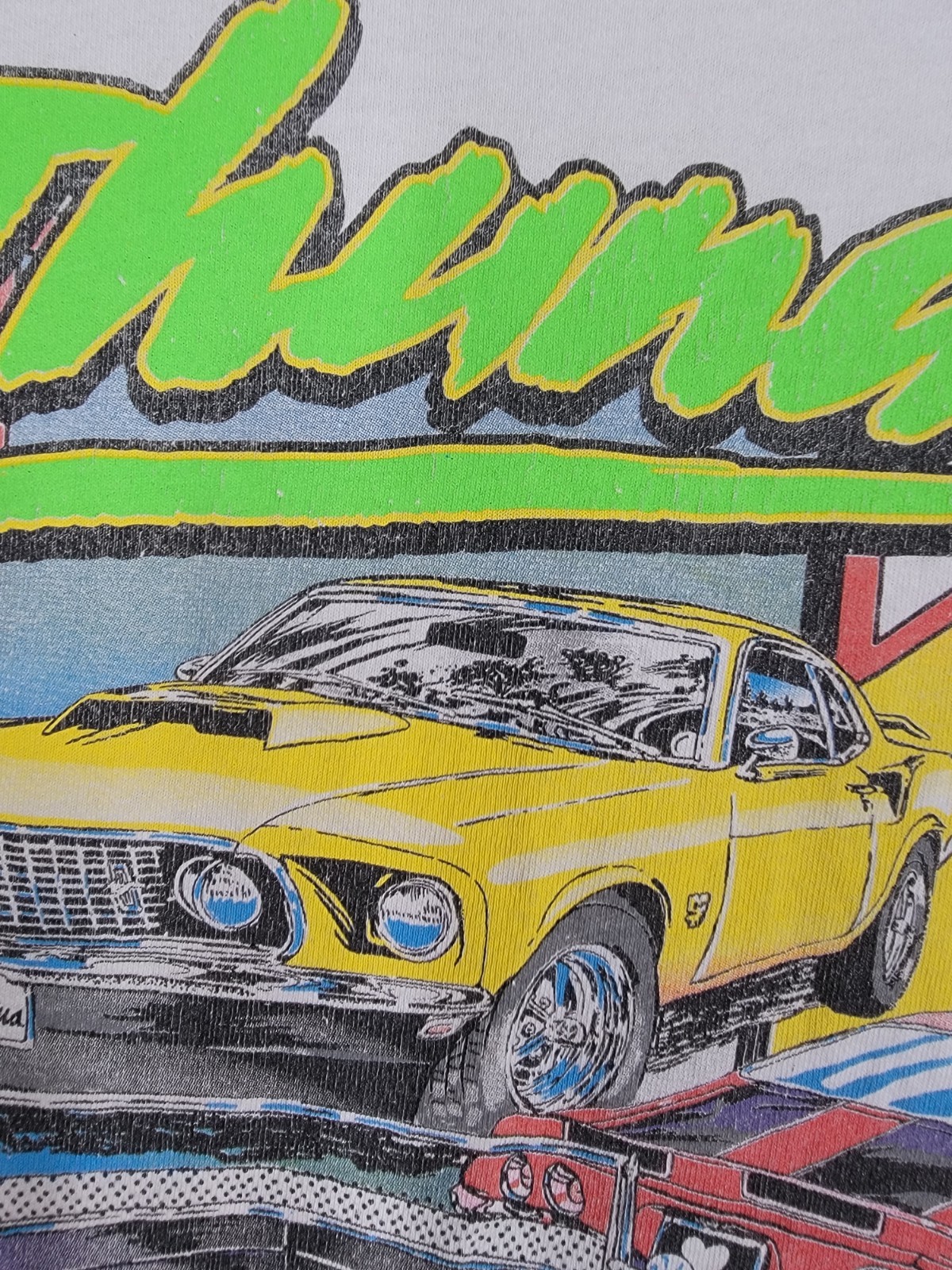 John Galt Racing Shirt Mens Large White Kustom Club American Rally Muscle Cars gallery