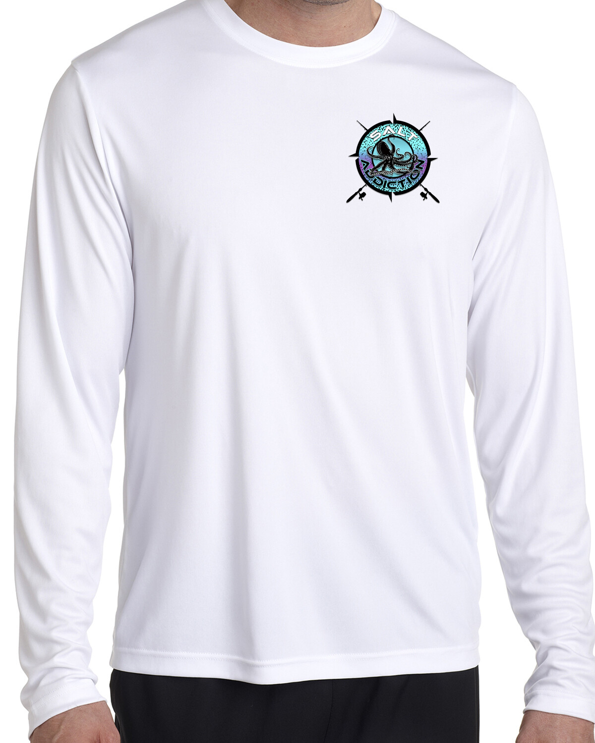 Salt Addiction t shirt long sleeve microfiber saltwater fishing uv 50+ Octopus gallery