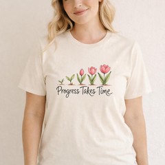 Progress Takes Time Mental Health Comfort Colors