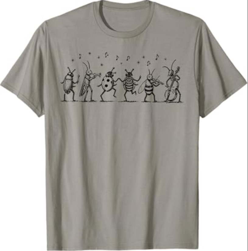 The Last of The Bugs Vintage Insect Music Humor Graphic T-Shirt gallery