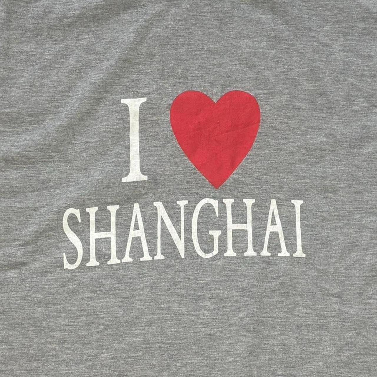 Grey I love Shanghai 100% cotton men’s t-shirt gallery
