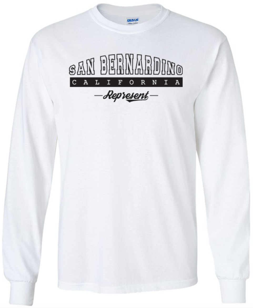 San Bernardino California State T-Shirt Long Sleeve Graphic Tees Unisex apparel gallery