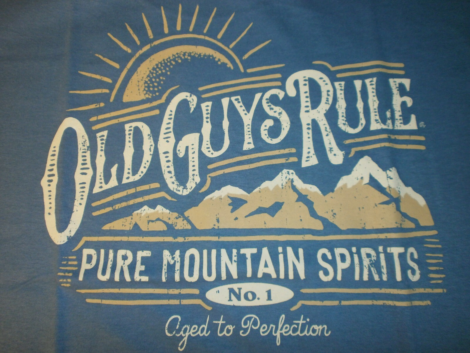 OLD GUYS RULE "PURE MOUNTAIN SPIRITS" S/S T-SHIRT SIZE M gallery