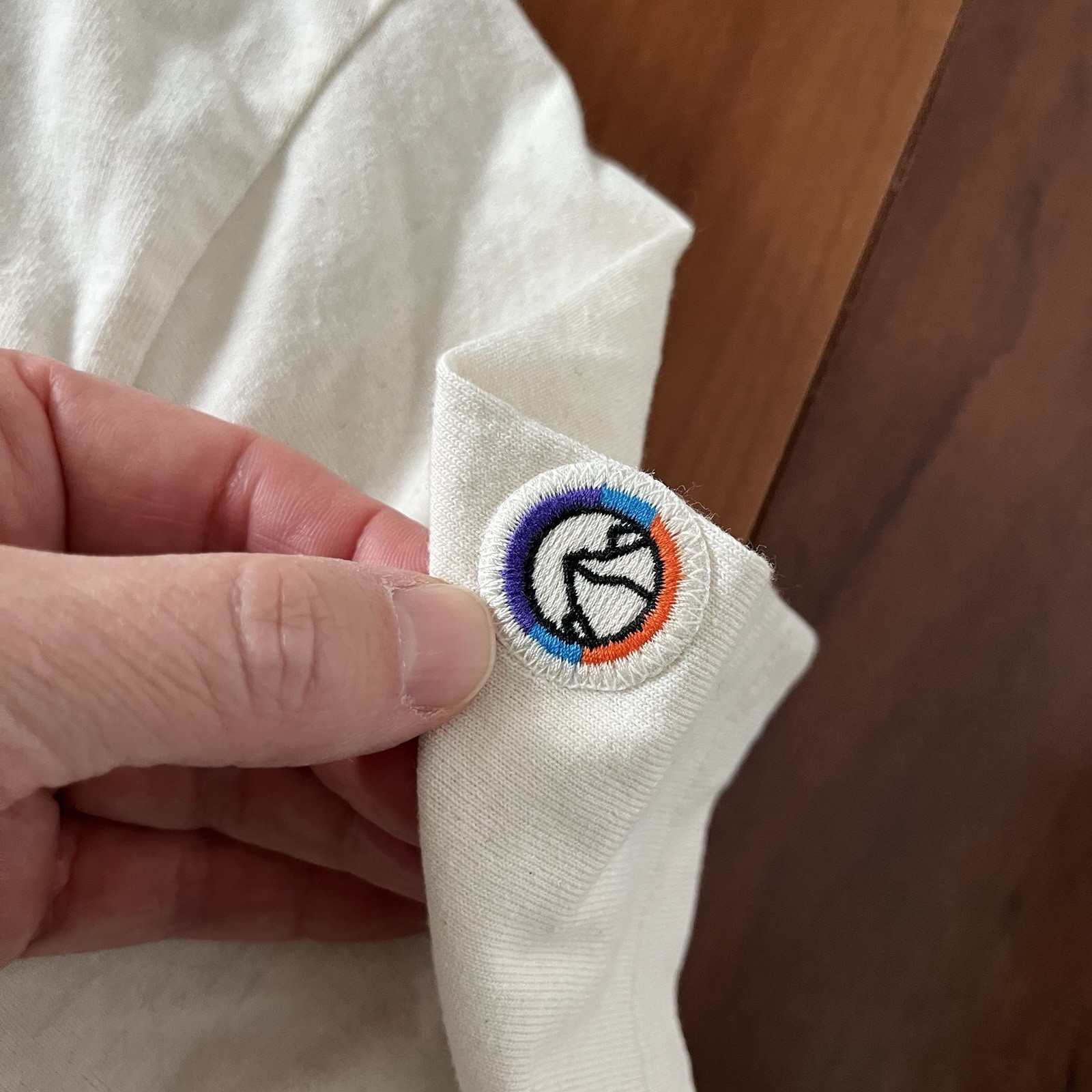 PATAGONIA Men's 2XL (Women 3XL) Fitz Roy Icon Responsibili Tee Shirt Birch White gallery