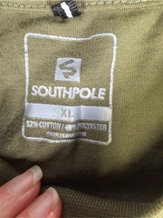 Southpole Olive Green Legend Bear Graphic Logo Tee XL