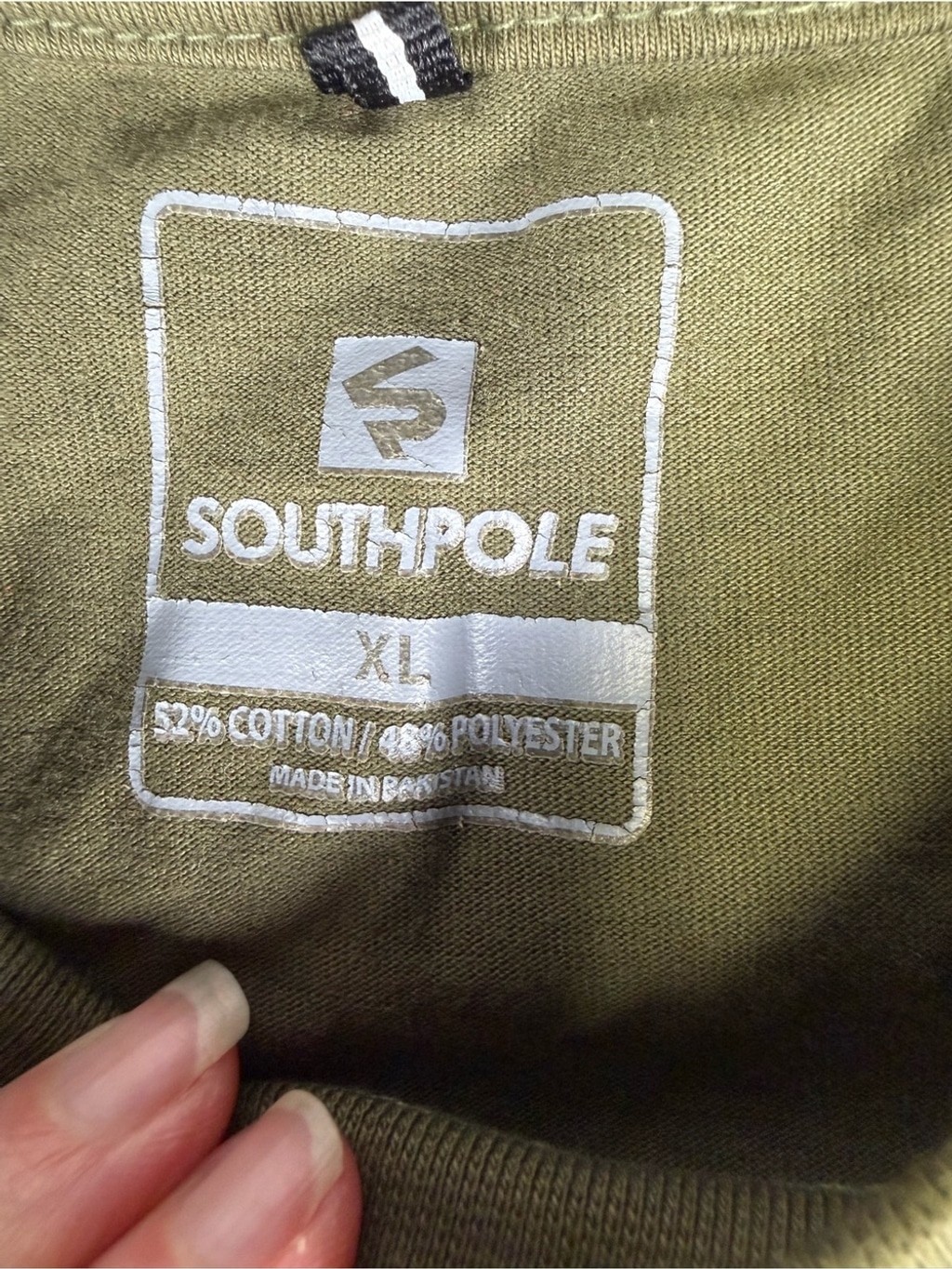 Southpole Olive Green Legend Bear Graphic Logo Tee XL gallery