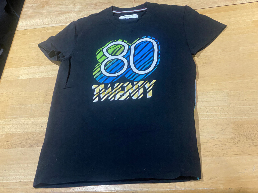 Eighty Twenty 80/20 Graphic BLACK Cotton Tshirt – Unisex Men’s S