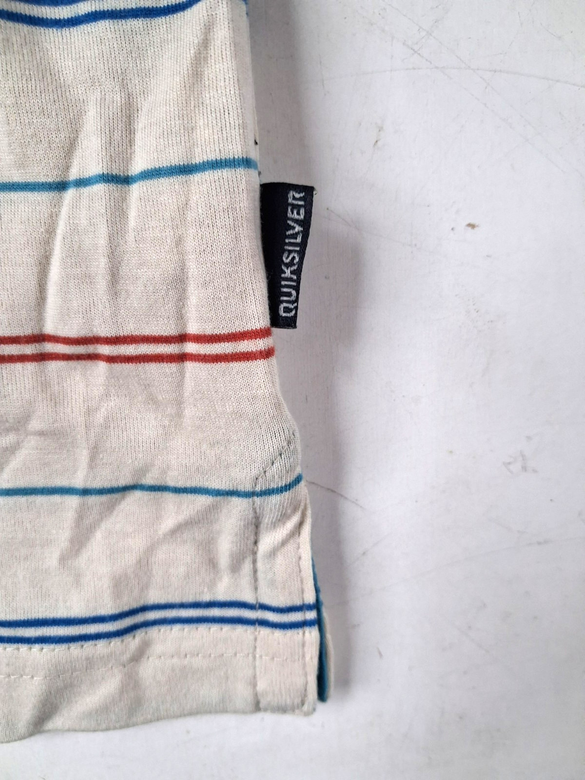 Quiksilver Mens Tank Top Small Stiped Logo Retail $29.50 Casual NWT gallery