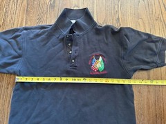 Vintage Marine Security Guard Detachment Islamabad Pakistan Black Polo L 21” PTP