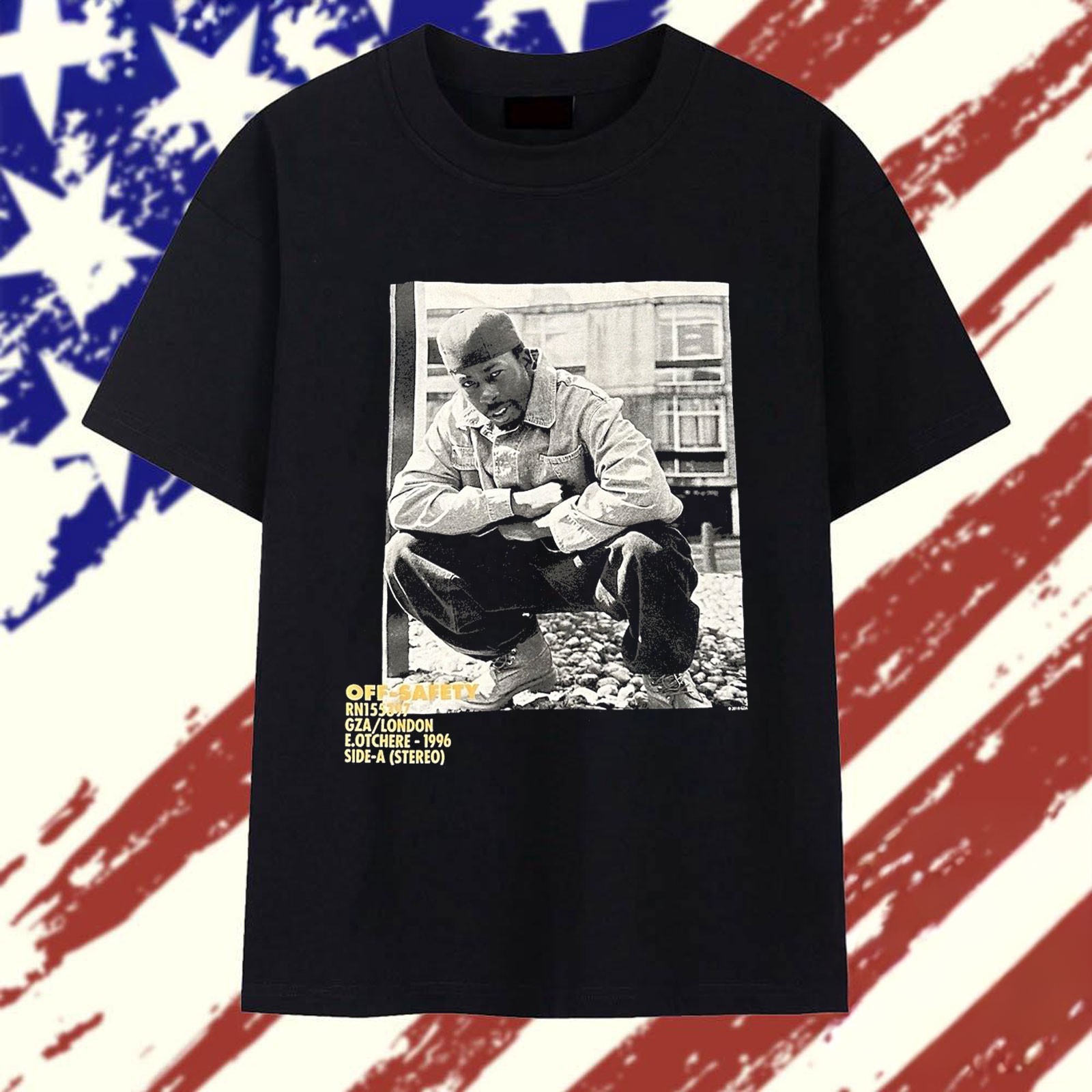 Wu-Tang Clan T-Shirt GZA / London Black Adult Tee gallery