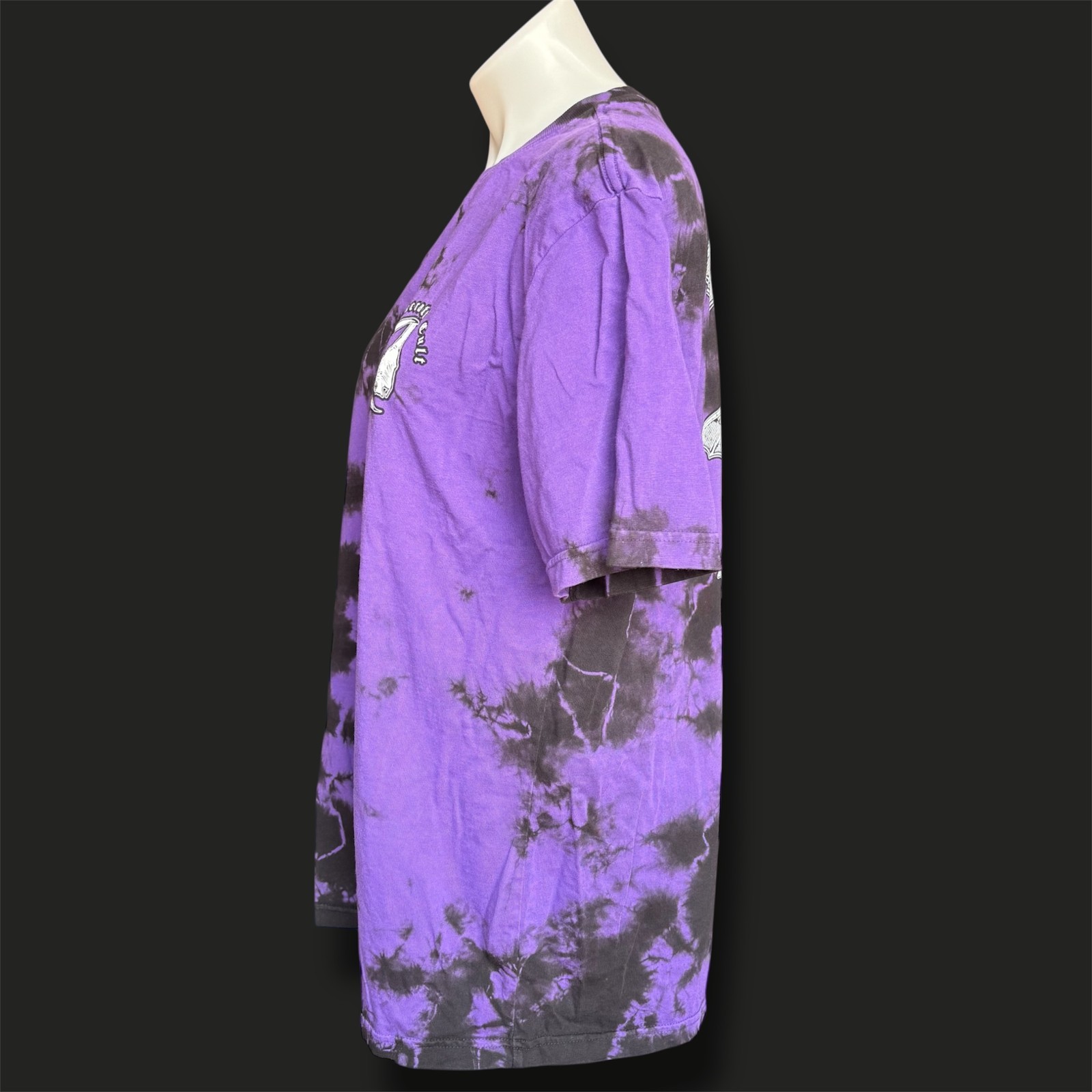 BlackCraft Cult T-Shirt Men's L Batts Tie Dye Halloween Goth Witch gallery