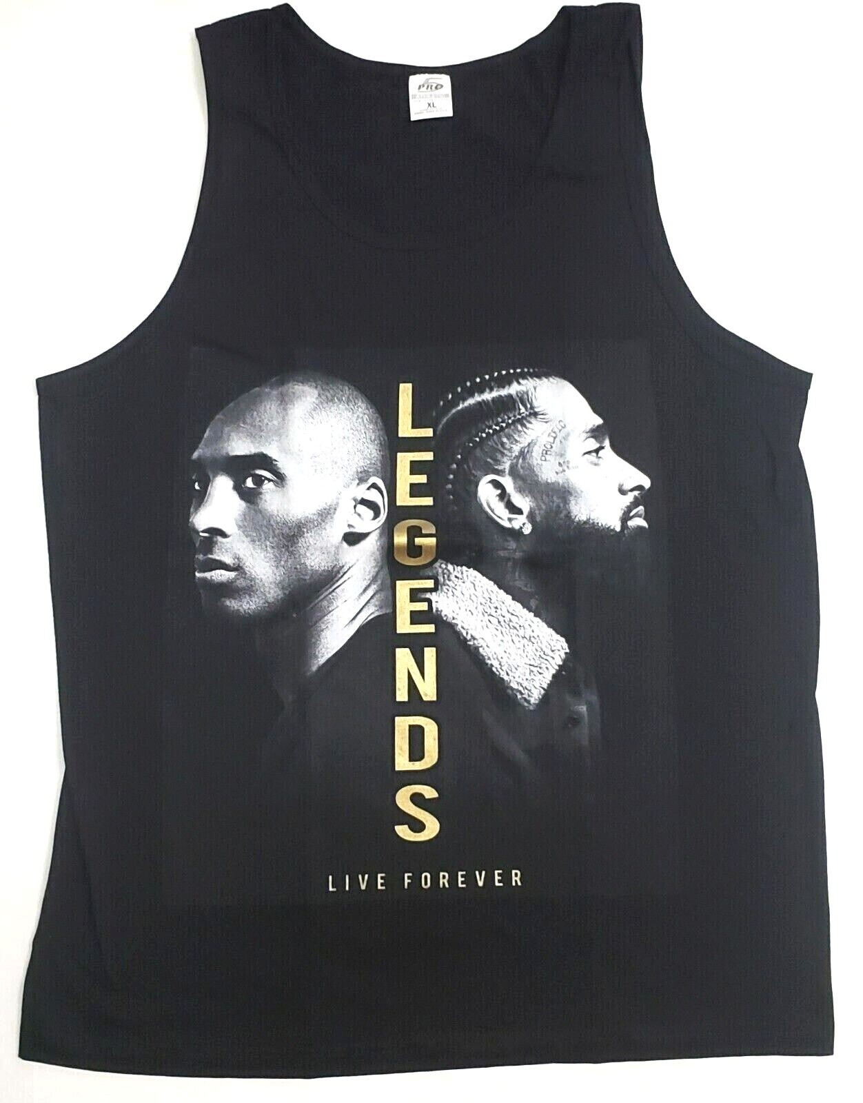 Nipsey Hussle Tank Top T-shirt LA Legends Hu$$le Black Mamba Vest Men’s New