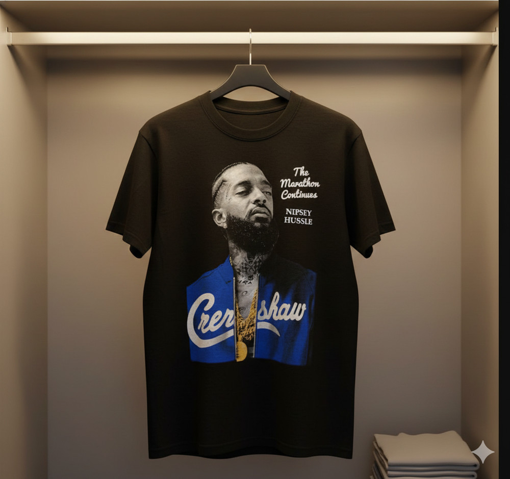 Nipsey Hussle Crenshaw Marathon Continues Memorial T-Shirt – T323