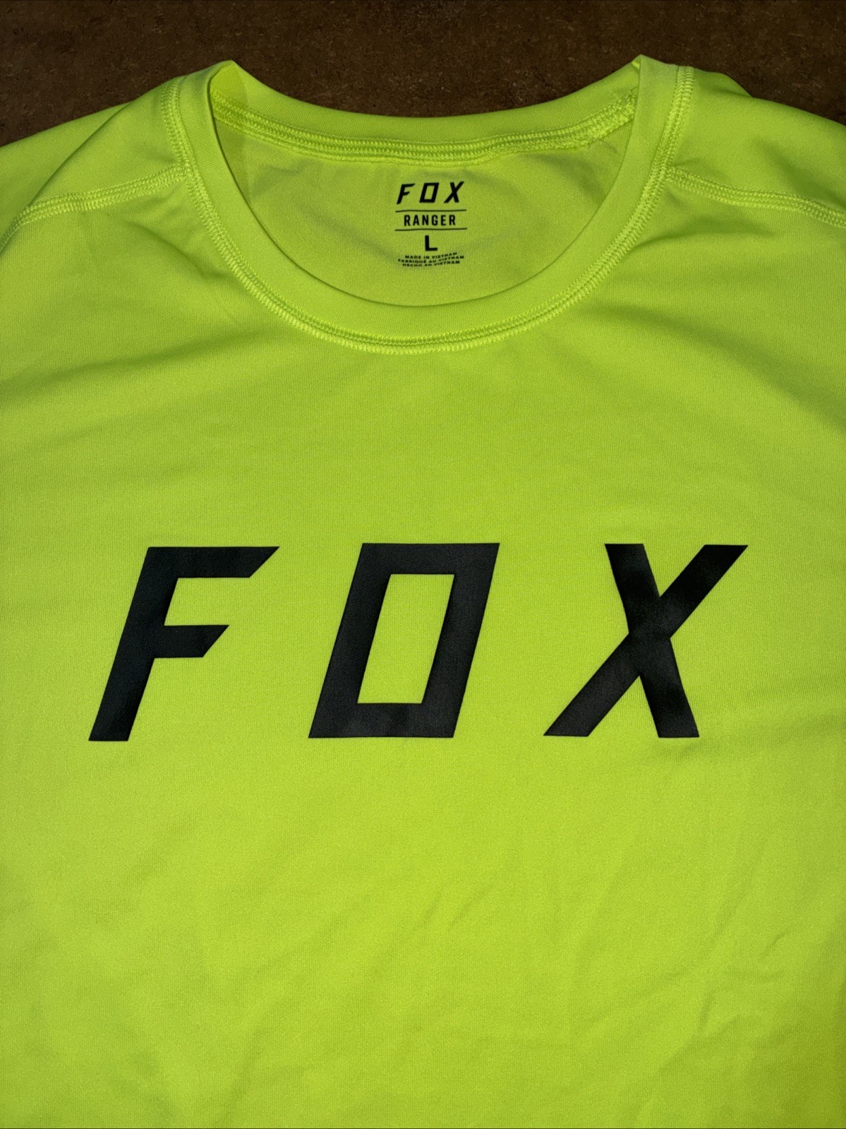 Fox Ranger Men’s Performance T-Shirt Neon Yellow Large Racing Motorcycle BMX gallery
