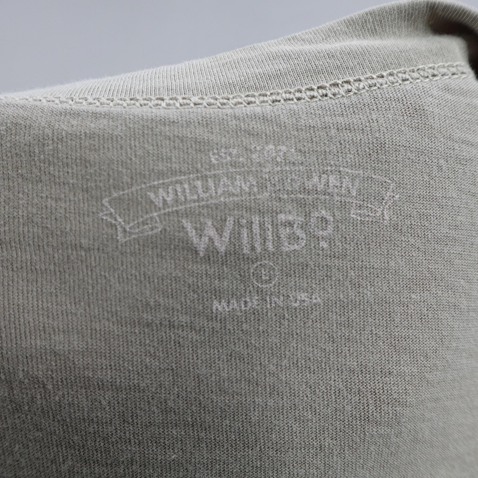 WillBO Shirt Mens Large Green Supima Cotton William Bowen Surf USA Minimalist gallery