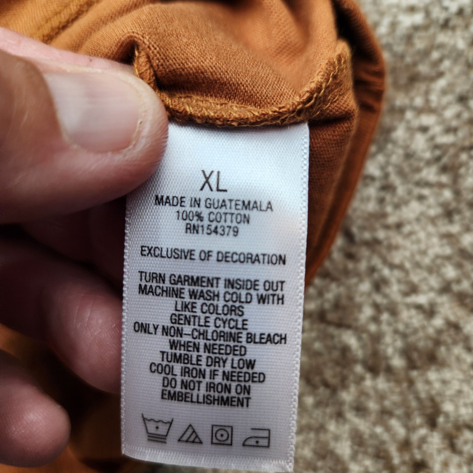 Aeropostale Mens XL Burnt Orange Aero New York City Graphic T-Shirt NWT 2331 gallery