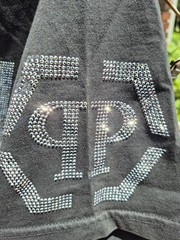 Philipp Plein x Floyd Mayweather 50th Undefeated Ed Crystal T-Shirt Pls Read