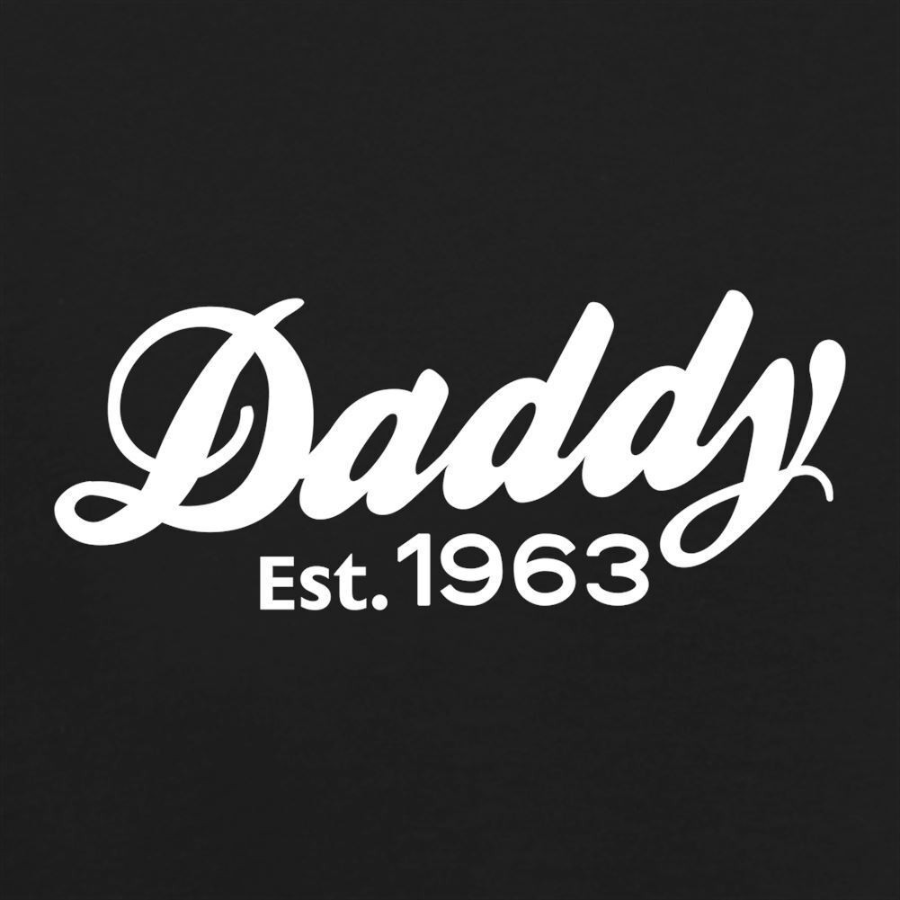 Daddy Est. 1963 - Mens Ringer - Fathers Day 60th 60 Dad Birthday Age gallery