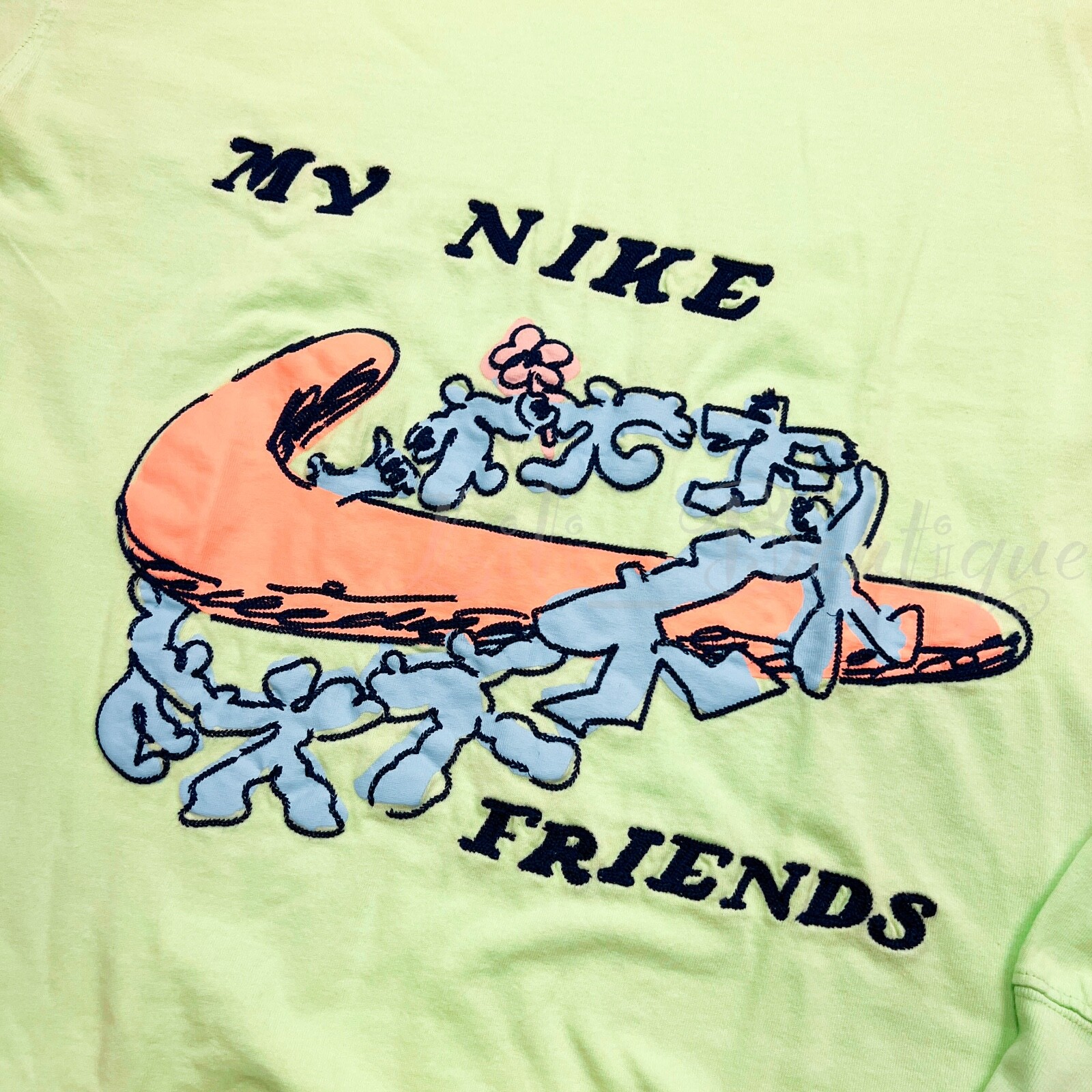 NWT Nike DZ3080-383 Men Sportswear Max90 LongSleeve Cotton Tee Shirt Lime Size L gallery