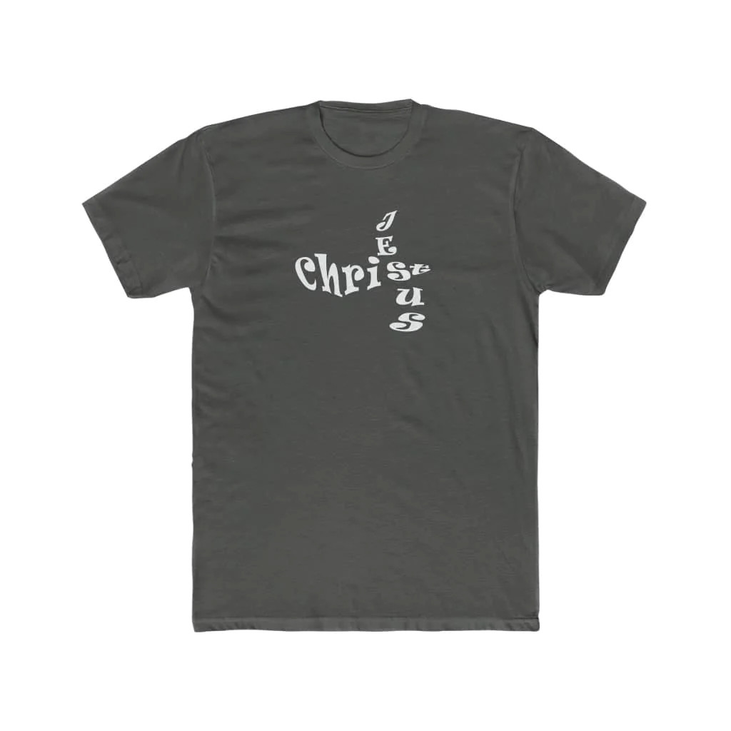 Next Level 3600 Soft Cotton Tee "Jesus Christ" White Font sp gallery