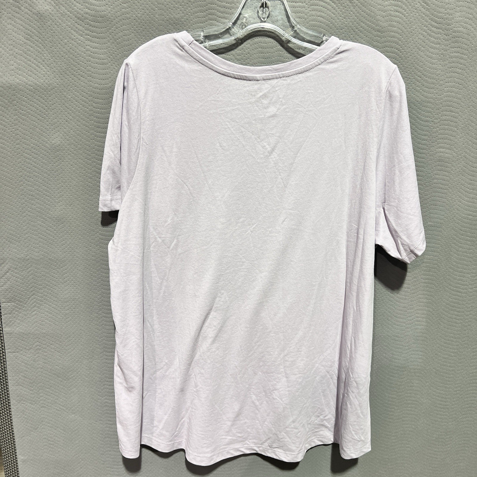 Mighty Fine Purple Flower design T-shirt Size 0X BR2026 gallery