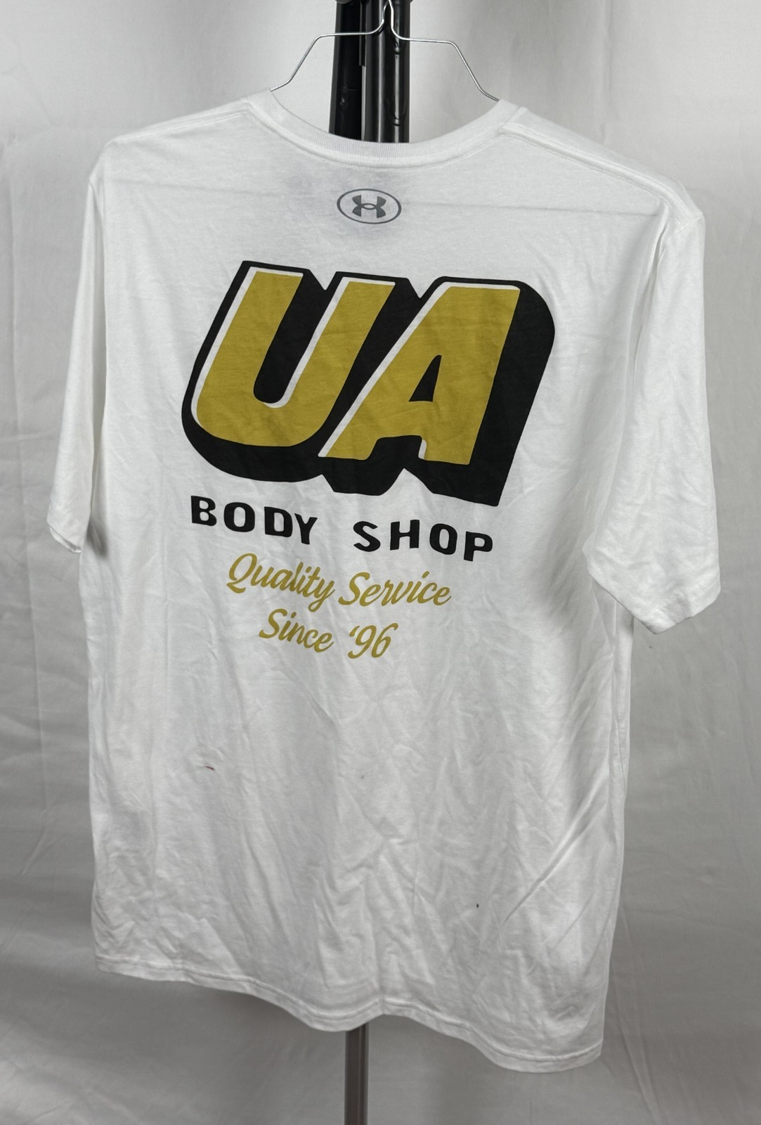 Under Armour UA Body Shop Men’s White Graphic T-Shirt Size LG NWT gallery