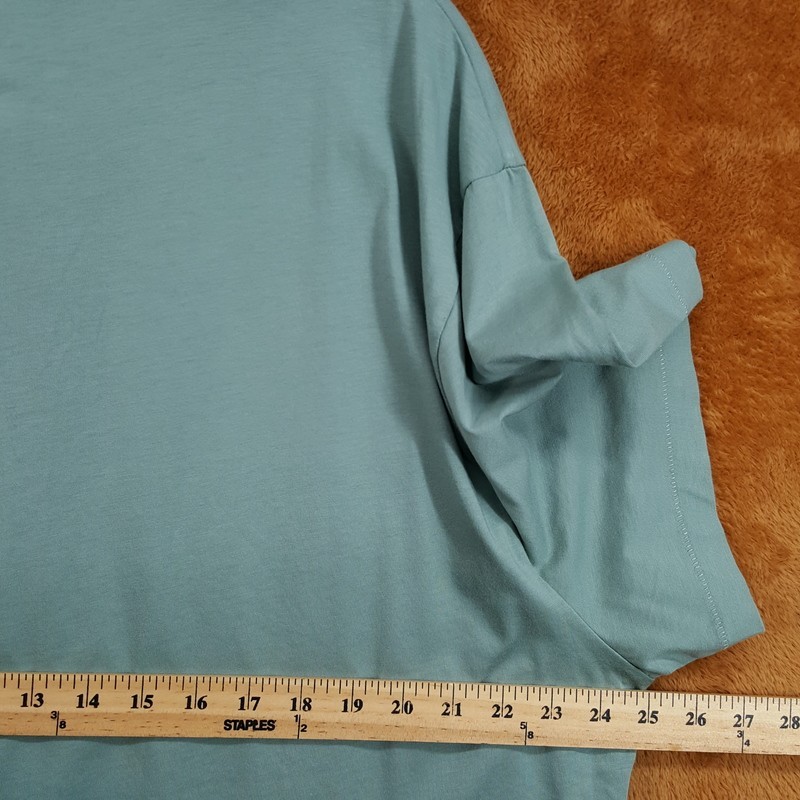 BLOOMINGDALES Shirt Mens XXL Green Pullover Crew Short Sleeve Supima Cotton Tee gallery