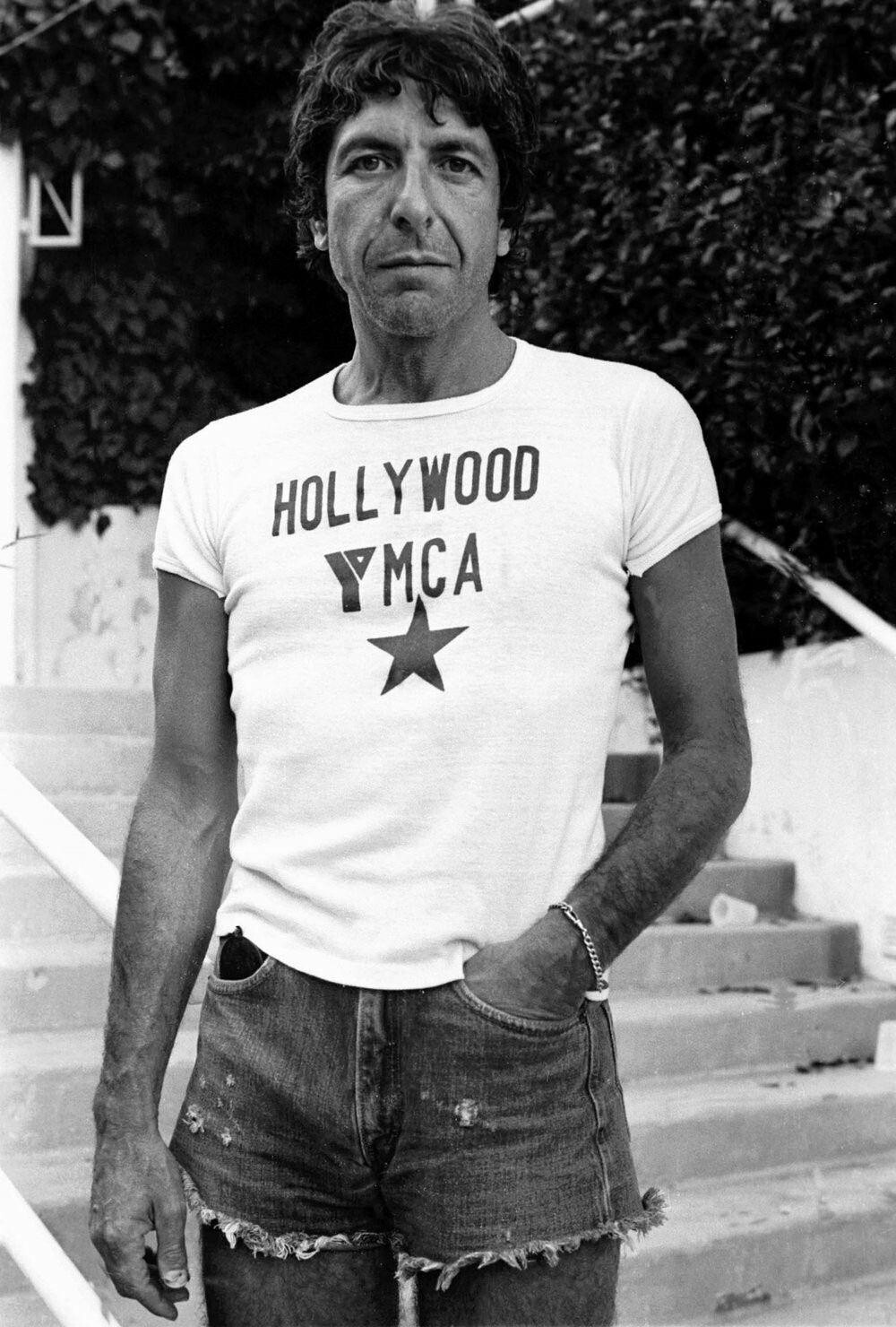 Leonard Cohen "Hollywood YMCA" T Shirt, MOVIE CULT FILM Unisex Shirt gallery